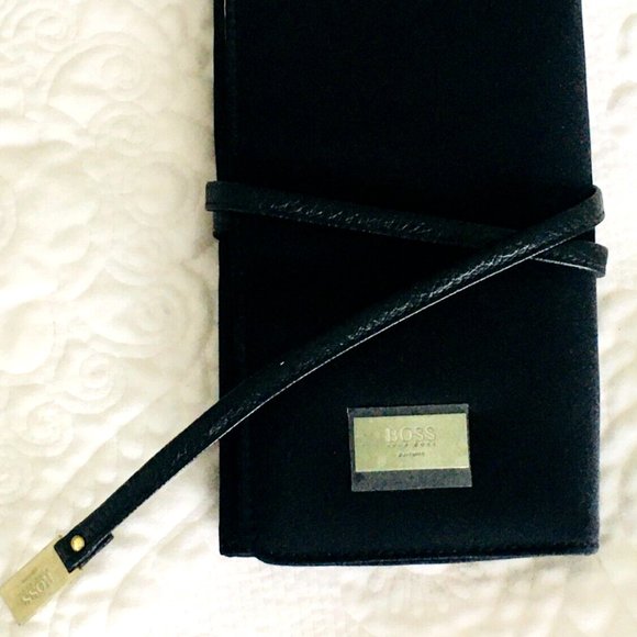 NEW! Luxe Hugo Boss Make-Up Large Organizer Travel Brush Tools Cosmetics Holder - Picture 3 of 7